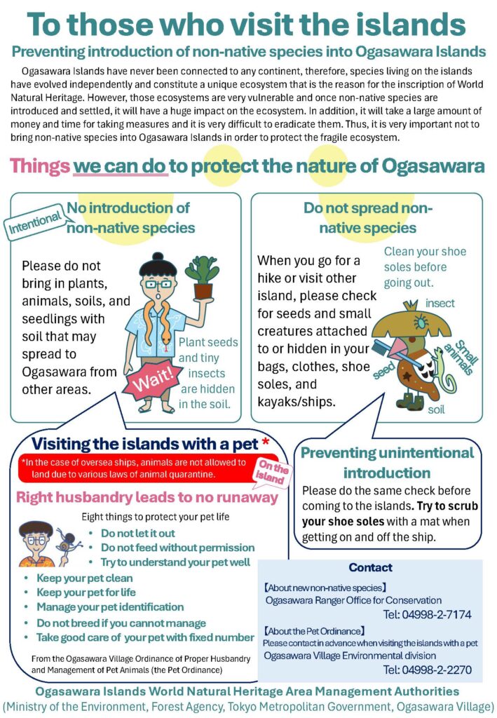 Notes for everyone coming to the island
